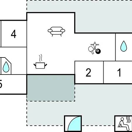 בית נופש Stunning In With Sauna Sjolund